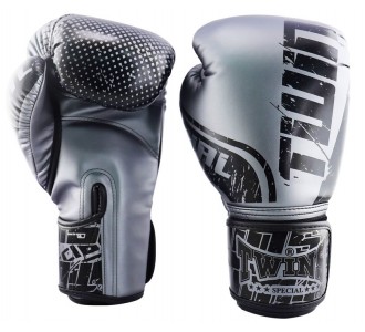 Боксерские перчатки Twins Special с рисунком (FBGVS12-TW7 black/gray)